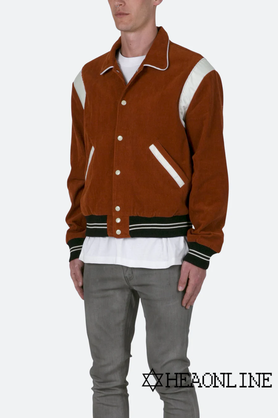 【HEA】美国代购mnml灯芯绒夹克男潮2023春ins风新款TEDDY JACKET