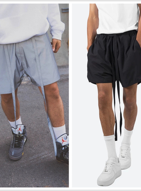 【闭店清货HEA】美国mnml反光尼龙夏季运动短裤男休闲潮牌宽松ins