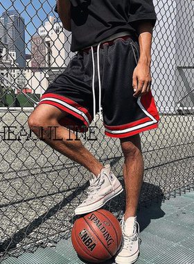 【闭店清货HEA】潮牌美国mnml篮球运动休闲短裤夏男网眼宽松透气