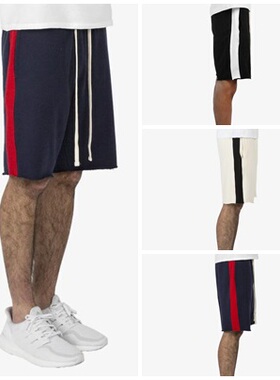 【闭店清货HEA】美国潮牌mnml夏季抽绳运动五分休闲短裤男纯棉