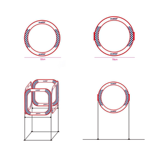 穿越门 底座套装 乾丰室内穿越门 可搭建 可折叠 穿越机赛道门