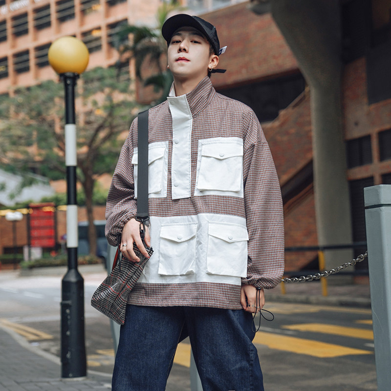 Fall loose-shouldered Japanese retro jacket jacket for men