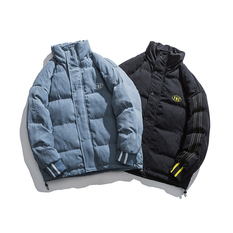 冬季流行休閒棉衣滌錦