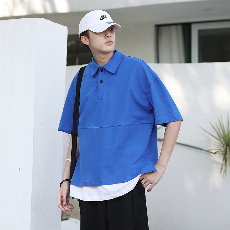 Two fake summer Lapel short sleeve POLO shirts