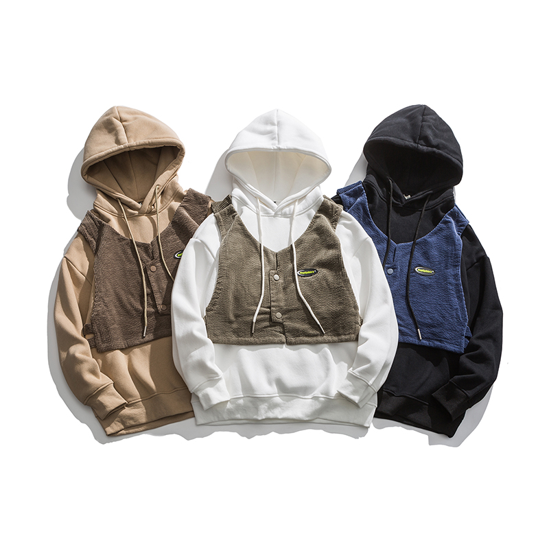 Autumn and winter vacation two pieces of sweater fabric: cotton and polyester