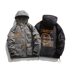 冬季新品寬鬆休閒棉服聚酯纖維