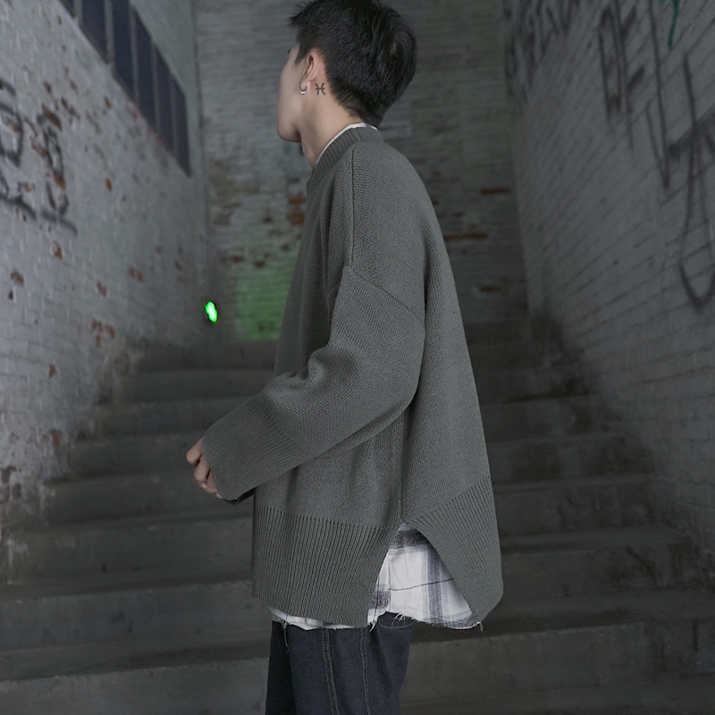 秋冬/下擺開叉毛衣/100%晴倫   控88