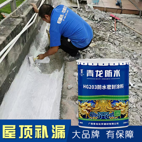 青龙聚氨酯防水涂料屋顶楼顶补漏