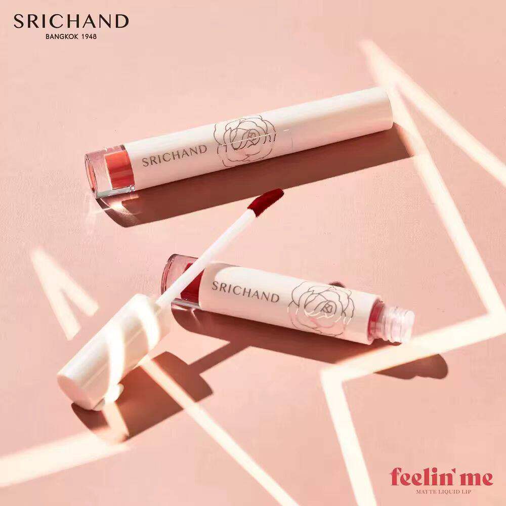 泰国现货Srichand施婵唇釉哑光雾面持久不掉色不沾杯防水汗唇彩3g