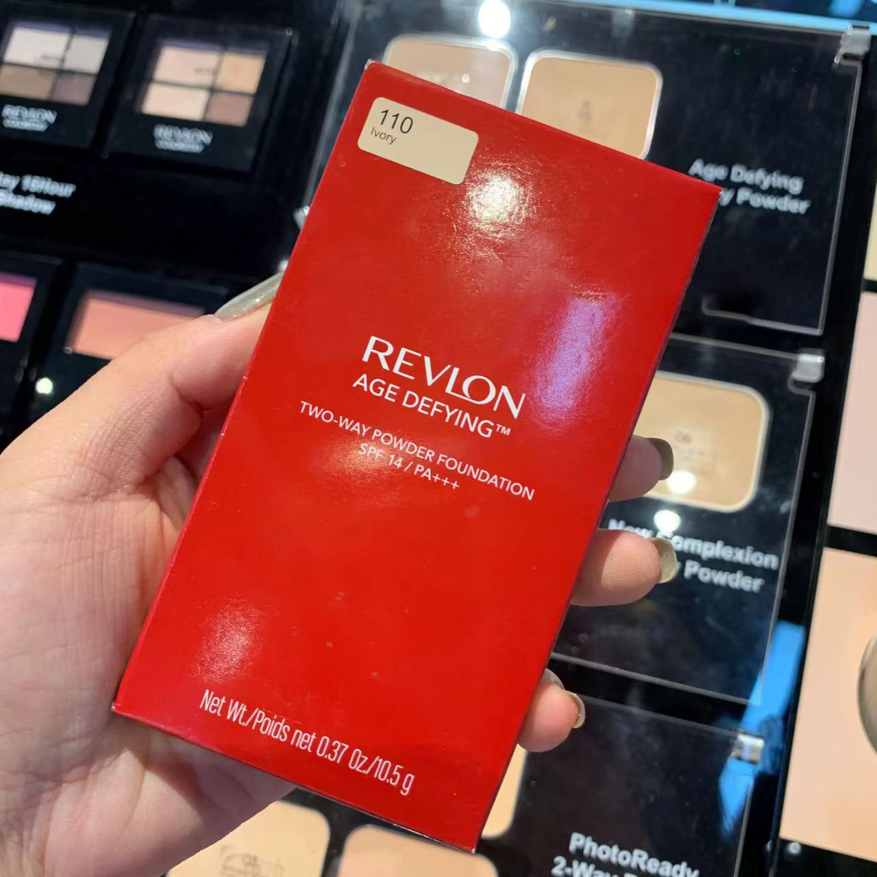 现货特价】Revlon/露华浓修复再颜干湿粉饼SPF14 泰国进口自然色