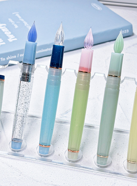 字里行间金豪82玻璃笔整笔 钢笔改玻璃尖蘸水笔【整笔链接】