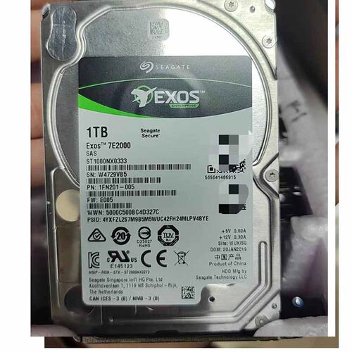Seagate/希捷 ST1000NX0333 1T 2.5 7.2K SAS 12G 服务器硬盘