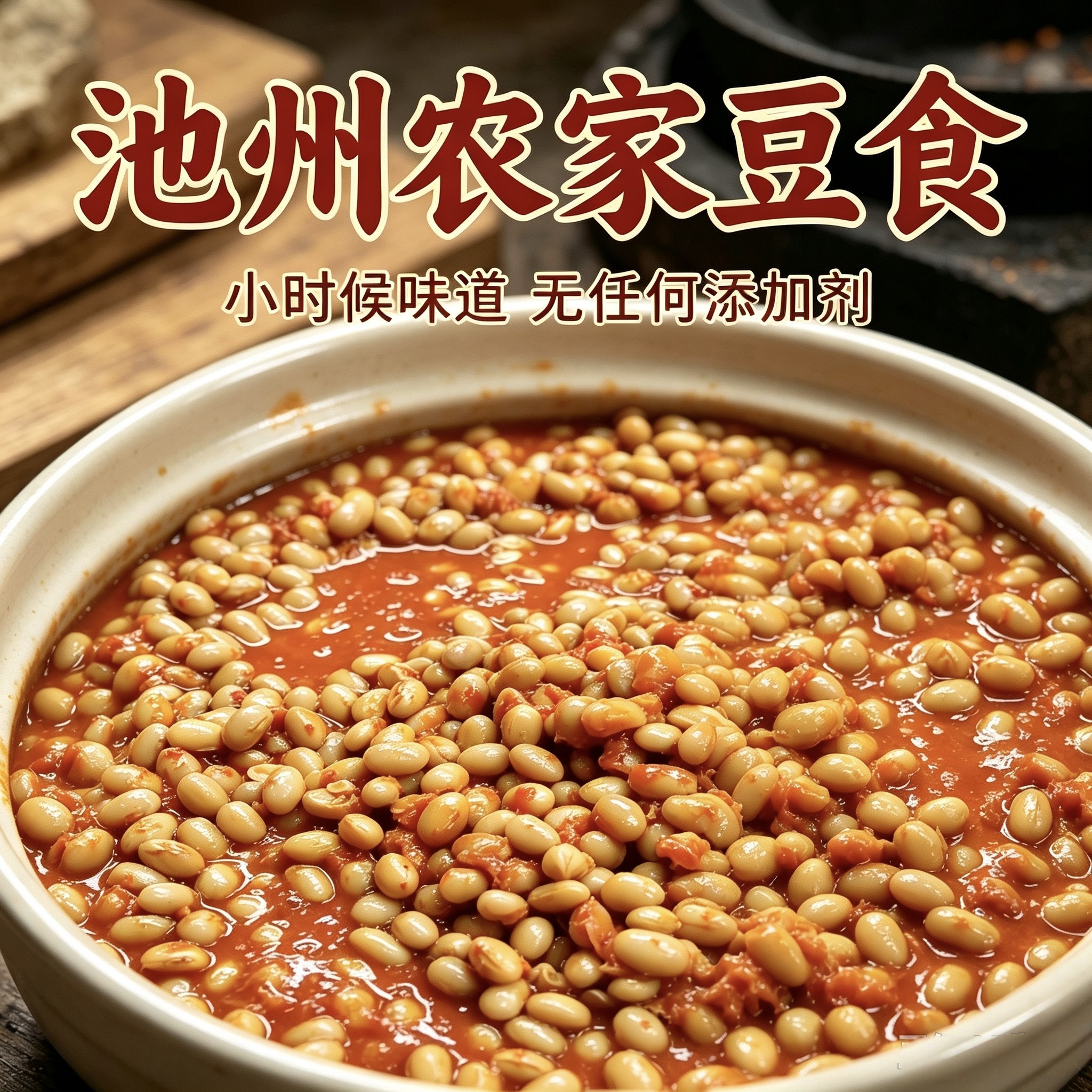 安徽特产池州农家自制农家手工高黄豆豉下饭酱水豆豉豆瓣酱包邮