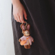精品小棕兔钥匙扣毛衣兔子挂件女生包挂小众手工羊毛毡成品挂饰品