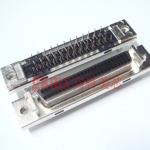 接插件 SCSI插座50芯 母头 180度直针焊板 25元/PCS