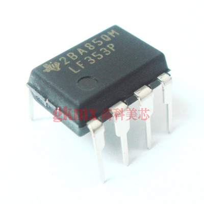 TI集成电路LF353P DIP8双运算放大器 原装现货 2.5元/PCS