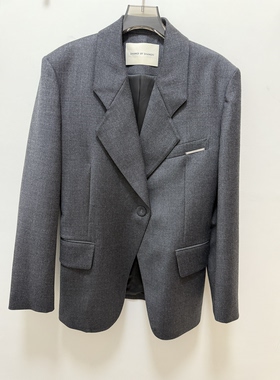 SHANGYI收腰西服外套女2025新款小个子简约高级感西装