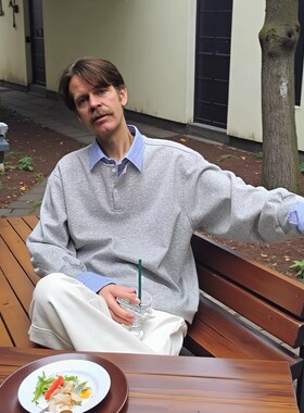 弗兰克同款吧假两件撞色拼接衬衫领卫衣男长袖翻领宽松设计感上衣