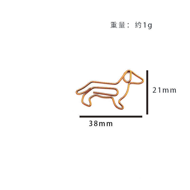 可爱卡通装饰创意彩色书签回形针图片