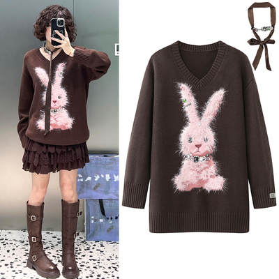 中长款毛衣针织连衣裙女