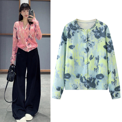 针织开衫毛衣女上衣2026春季新款