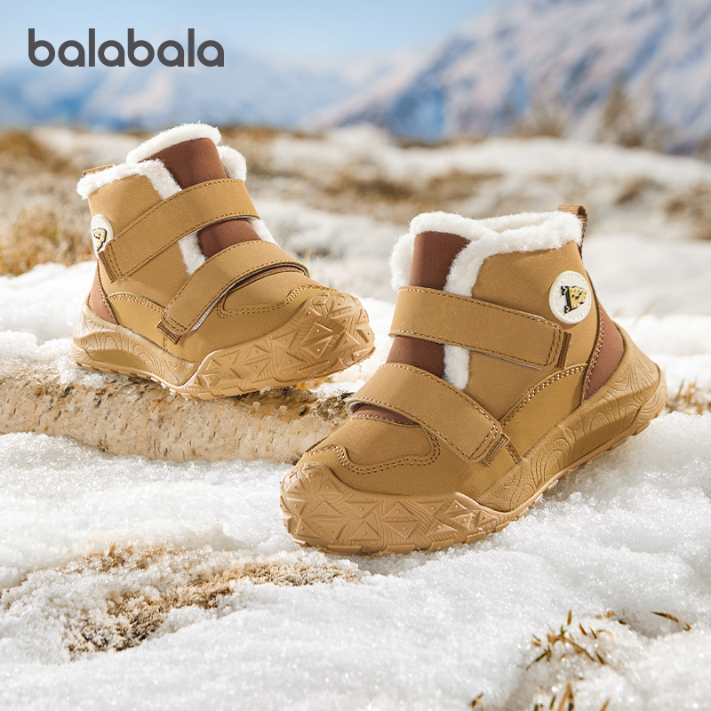 巴拉巴拉儿童雪地靴小童运动靴