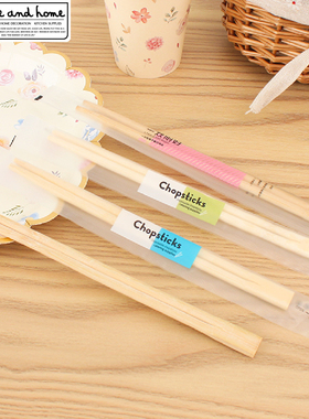 一次性筷子独立包装双笙筷野餐露营家用方便竹筷外卖打包快餐筷子