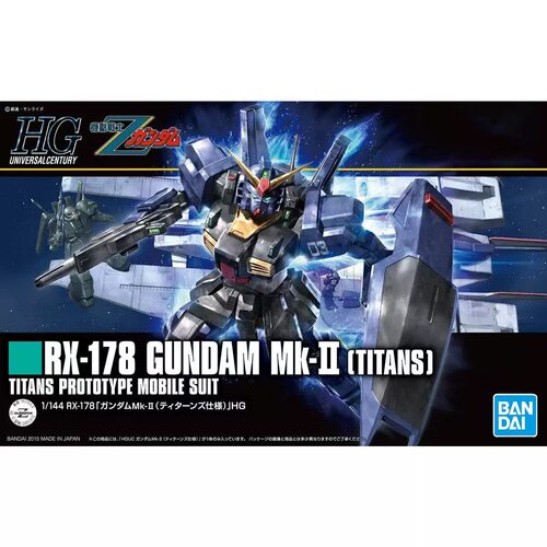 万代 HGUC 194 Mk-II 高达 MK2 泰坦斯黑兔 新生版