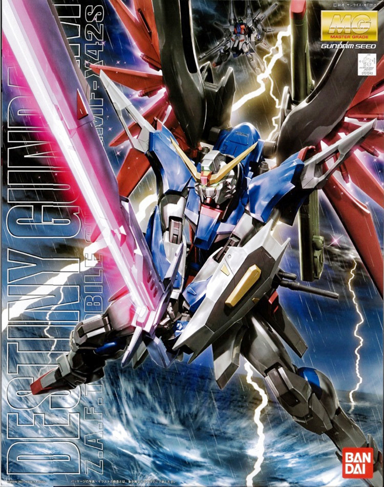 现货 万代MG 1/100 命运高达 SEED DESTINY 带支架 拼装模型怎么看?