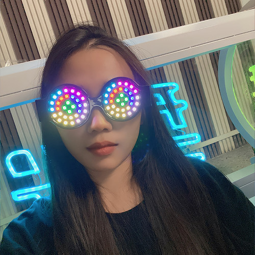 发光眼镜炫彩发光眼镜