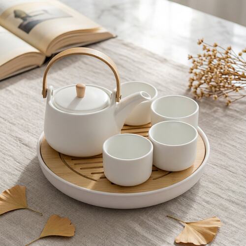 日式茶具陶瓷茶壶家用茶杯