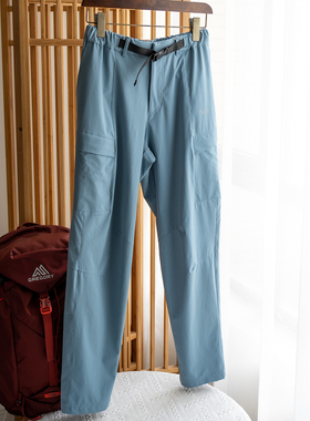 Des FR日本面料休闲裤零束缚四面弹力薄款透气徒步运动工装裤女裤