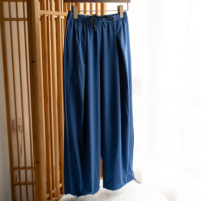 Des FR轻户外日本面料薄款休闲裤透气凉感防蚊UPF防晒裤宽松女裤