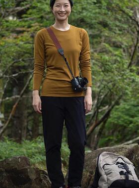 Des FR秋冬徒步美利奴户外贴身层内衣美丽诺羊毛长袖T恤女打底层