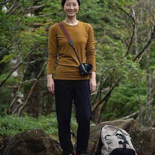 Des FR秋冬徒步美利奴户外贴身层内衣美丽诺羊毛长袖T恤女打底层