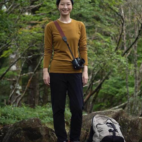 Des FR秋冬徒步美利奴户外贴身层内衣美丽诺羊毛长袖T恤女打底层