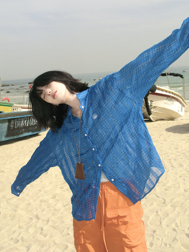 夏季防晒长袖衬衣外套