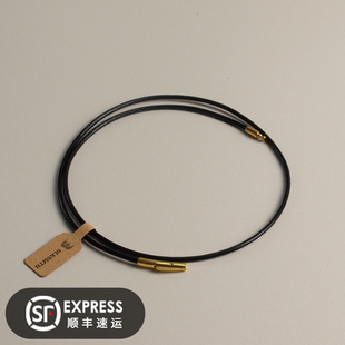 热销高货diy细款牛皮绳吊坠项链绳串珠子吊牌牛皮项链简约真皮