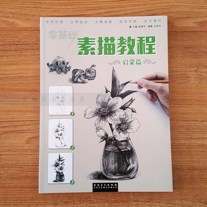 库存清仓 正版 零基础 素描教程 启蒙篇 名师引导 从零起步中小学生素描基础入门教程绘画书安徽美术出版社