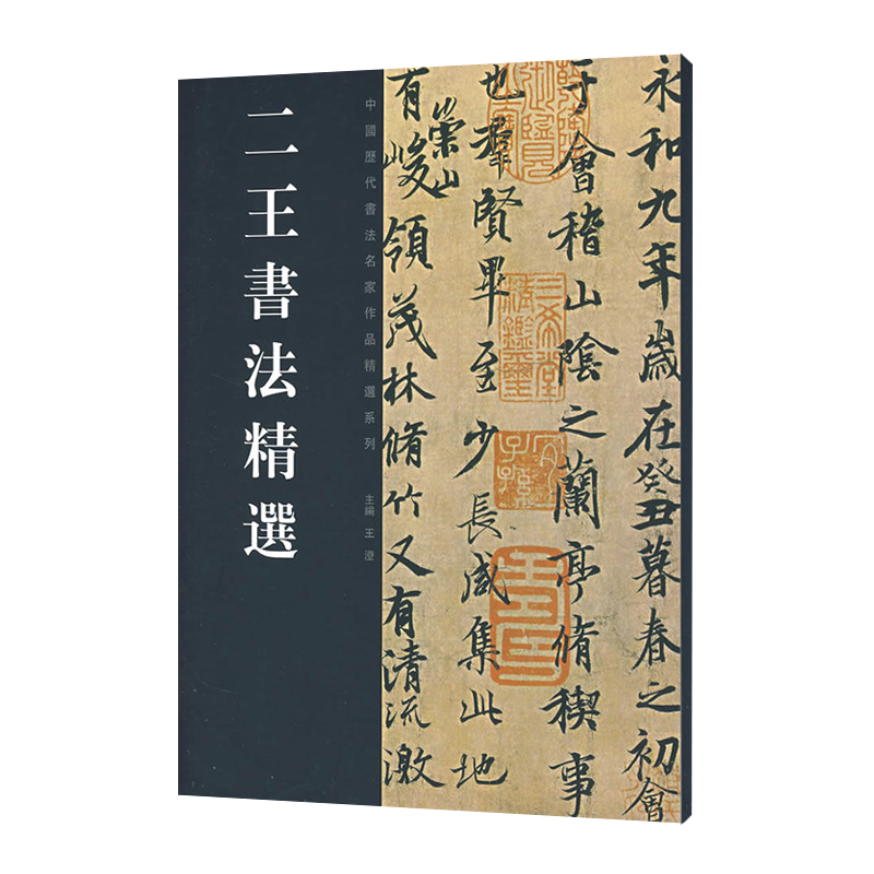 二王书法精选中国历代书法名家作品精选系列毛笔字练习字帖王羲之王献之楷书书法初学者入门法帖书法作品集临摹鉴赏河南美术