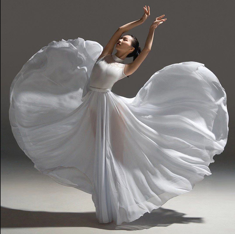 古典舞蹈服女飘逸大摆裙
