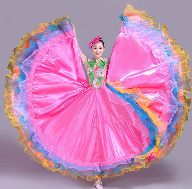 表演开场舞大摆裙
