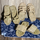 包头复古凉鞋 纯手工草鞋 女红军 人字拖男士 夏个性 编织麻鞋 居家拖鞋