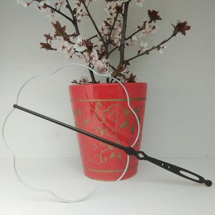 2024新品 刺绣扇团扇骨空白扇扇架古典女舞蹈扇紫光檀八瓣海棠扇柄