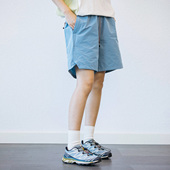 夏季 沙滩裤 户外轻量化速干徒步短裤 男女透气运动多巴胺宽松五分裤