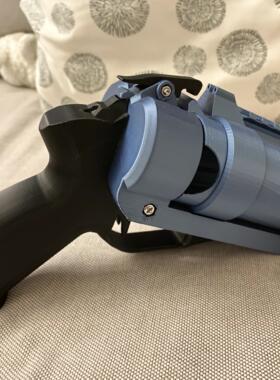 双管榴弹发射器榴弹迷你40榴弹炮玩具M416SCAR战术下挂AR道具COS