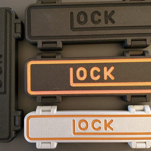 格洛克文具盒笔盒格洛克圆珠笔中性笔子弹头笔按动式铅笔盒收纳盒