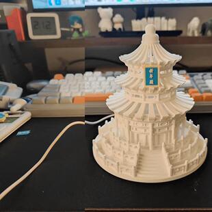 北京天坛模型祈年殿皇家古建筑名胜古迹摆件创意工艺品故宫国风