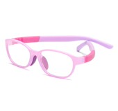 8128石墨烯负离子软脚硅胶儿童成长防蓝光眼镜可配近视防控平光镜