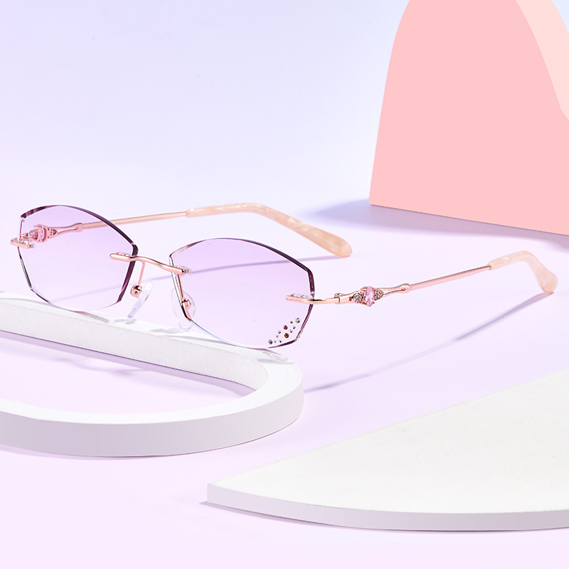 无螺丝防蓝光边可配近视眼镜